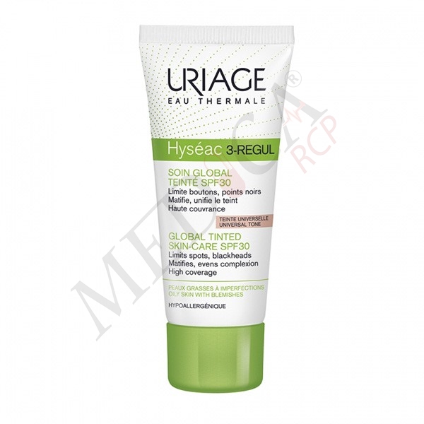 Uriage Hyséac 3-regul Soin Global Teinté SPF30